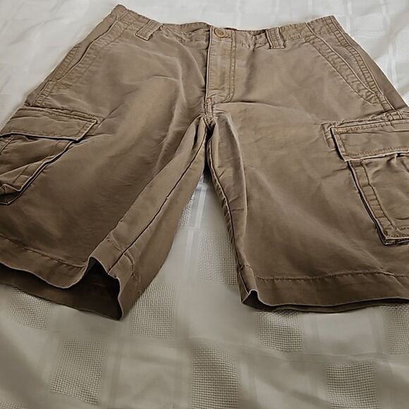 IZOD Men's Cargo Cotton Shorts Khaki Size 30 - Picture 16 of 16